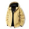 Lightweight Windproof Waterproof Hiking Jacket Men Women Outdoor Sport Coat With Hood Color Block Design