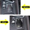 Carbon Style Car Center Sport Mode Shifter Cover Trim For Corvette C8 -2024
