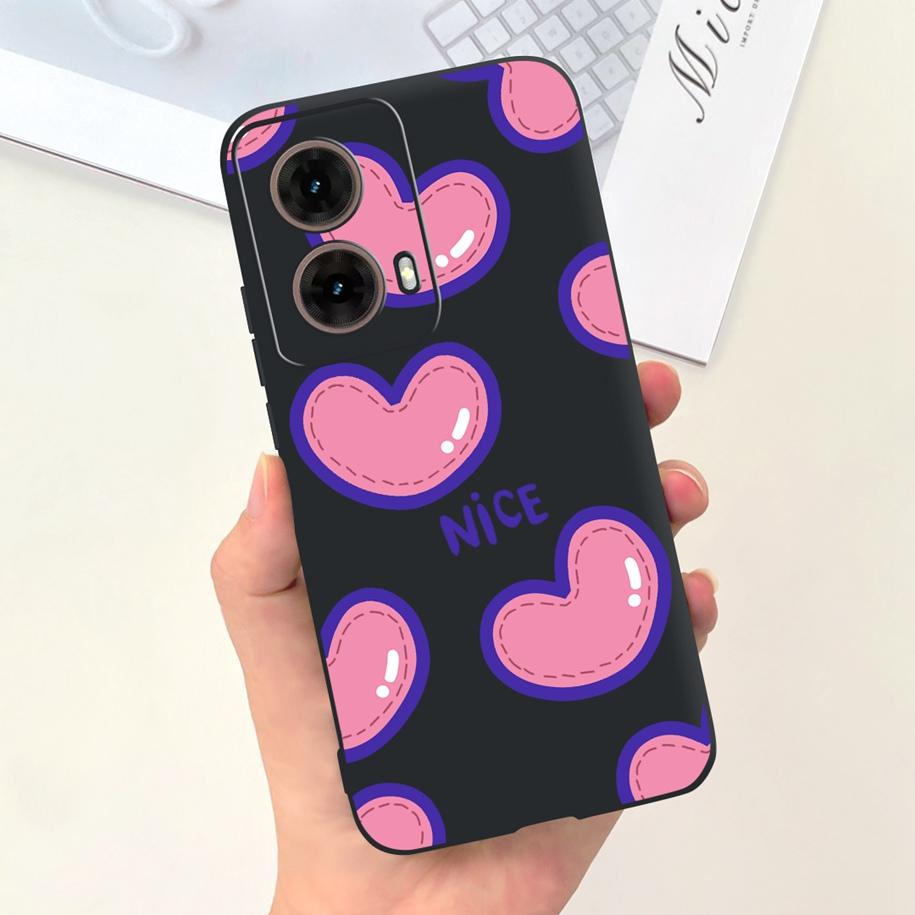 For Motorola Moto G85 5G Case Cute Astronaut Girls Soft Silicone TPU Phone Cover For Moto G85 2024 Funda G 85 MotoG85 Matte Case