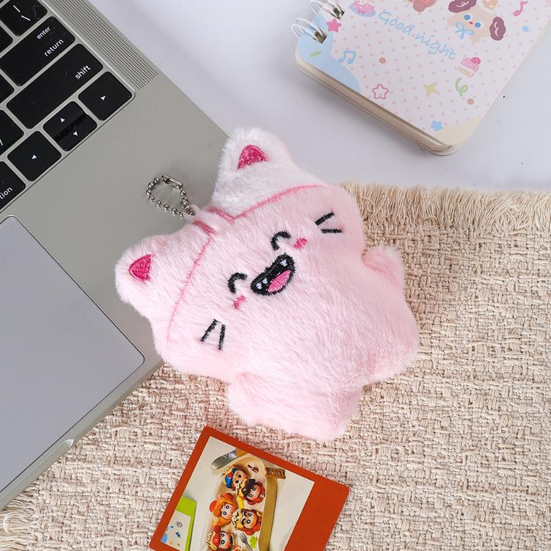 Cute Plush Cat Doll Pendant Girl Backpack Doll Pendant Couple Bag Keychain Decorative Gift