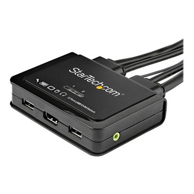 KVM-Switch - STARTECH - SV211HDUA4K - 2 Ports - 4K 60Hz - USB-betrieben