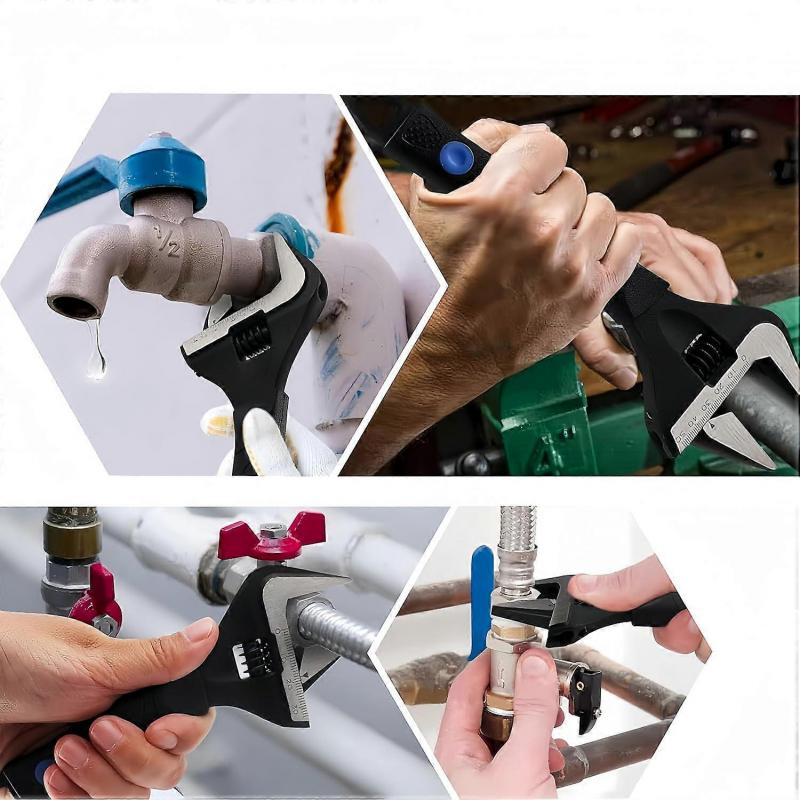 Adjustable Wrenches Variable Speed Wrenches Extra Wide Jaw Variable Speed Wrenches Hand Tools 6 in/8 in/10 in