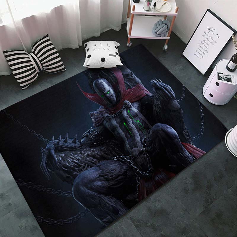 

15 размеров Ковер с демоническим узором из фильма Спаун для спальни, гостиной, напольный ковер, детский игровой коврик для пола, уличный ковер, домашний декор 40x60cm (16x24in)