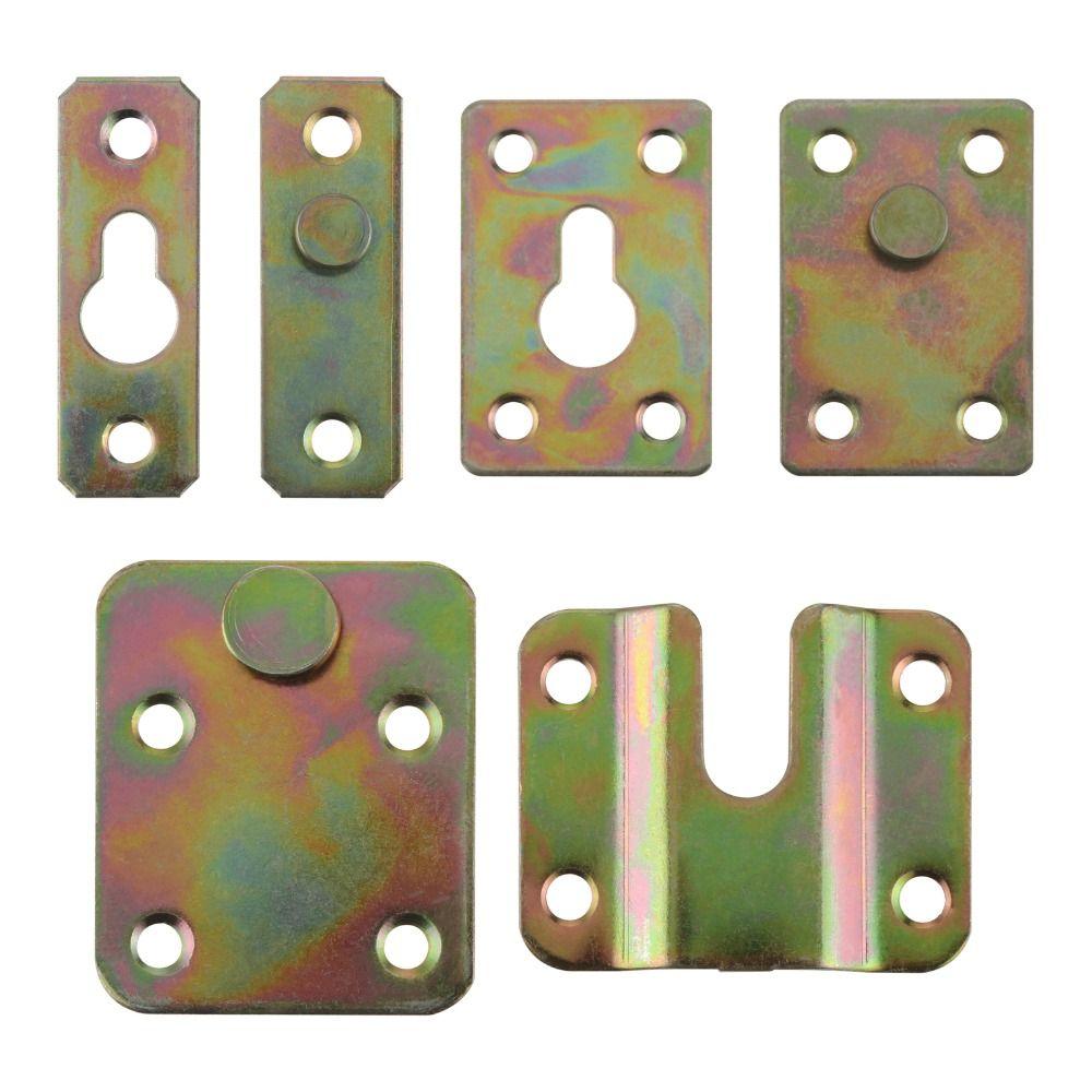 Wall Mount Bracket Picture Hanger Iron Interlocking Bracket New Furniture Connector Home Office
