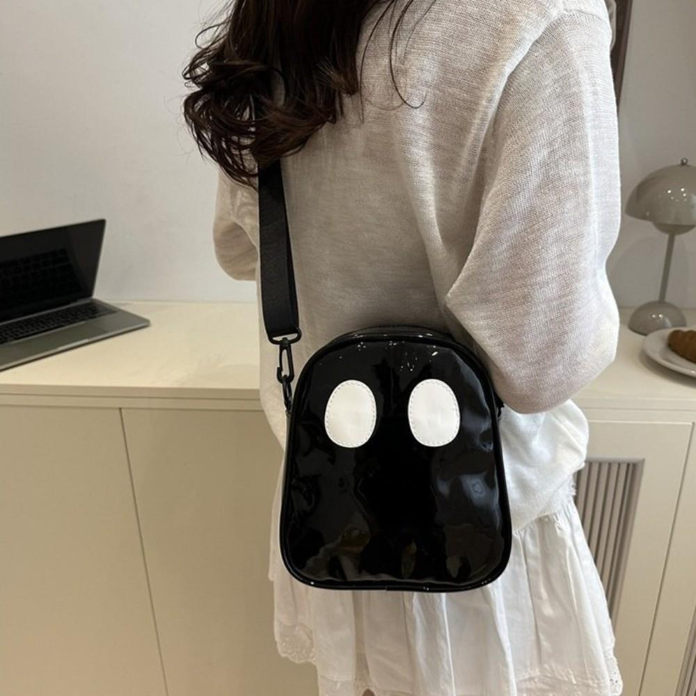 PU Halloween Ghost Bag Waterproof Crossbody Bag Novelty Clear Shoulder Bag  Kids Gifts
