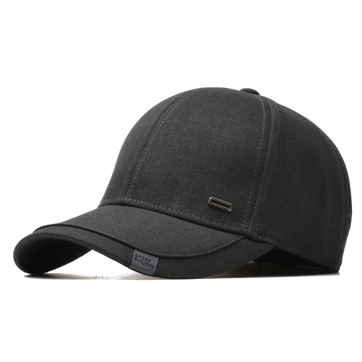 

NORTHWOOD Хлопковые мужские кепки Классическая шляпа Snapback для всех сезонов Регулируемая бейсбольная кепка Мужская шляпа 56-60 cm темно серый