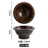 Japanese-Style Thickened Small Bowl Restaurant Hot Pot Restaurant Dipping Hot Sauce Bowl Retro Ceramic Tableware Household Rice Bowl Premium Sense