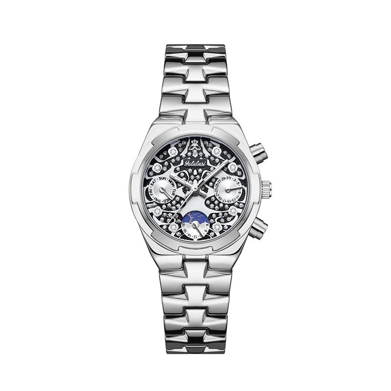 

Yalan Loshi Light Luxury Fashion Women S Watch Steel Belt Watch Couple Watch Business Men S Watch Waterproof Luminous Watch