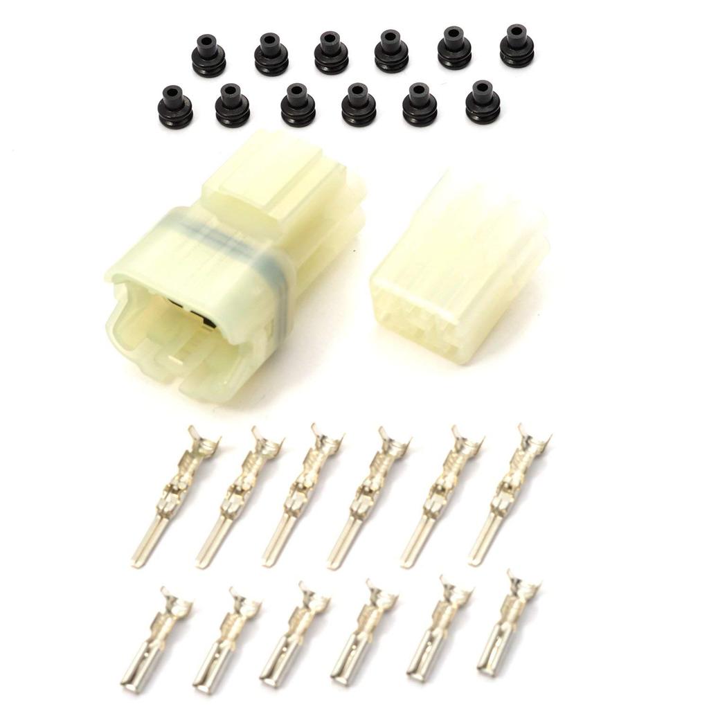 Daytona HM Waterproof Connector Set 6 Poles (YZF-R1 Etc.) 1