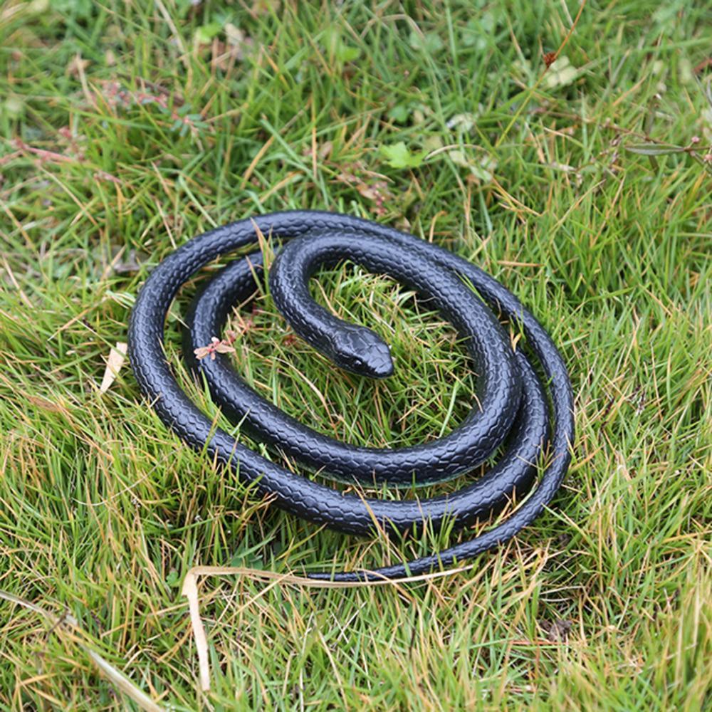 Halloween Realistic Soft Rubber Toy Snake Safari Garden Props Joke Prank Gift About 125cm Novelty an