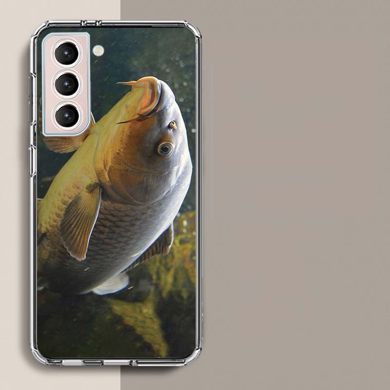 Carp Fishing Fish Phone Case For Galaxy A14 A24 A34 A54 Samsung A02S A12 A22 A32 A42 A52 A72 A13 A33 A53 5G A03 A03S A23 A73 A20