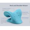Neck Shoulder Stretcher Relaxer Cervical Chiropractic Traction Device Massage Pillow for Pain Relief Cervical Spine Alignment