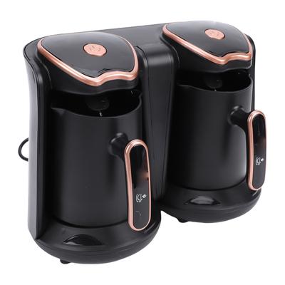 Turkish Coffee Maker 1200W Dual Compartment Electric Turkish Coffee Machine with 2 Cups for Hot Beverage Brewing