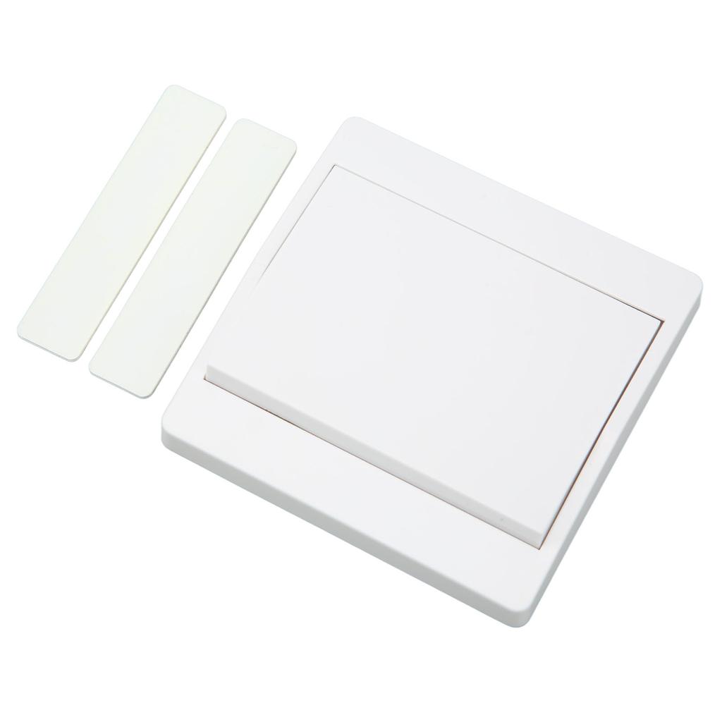 Wireless Light Switch 86 433MHz Self Powered Remote Control Battery Free Wall Switch White