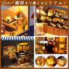 moin moin Scale Dollhouse Miniature DIY Kit Set Cat Sushi Japanese Realistic LED 2208dh340 1/24 [English Instructions] Restaurant, Food, Food, Lights,