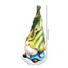 Cartoon Gnome Garden Decor With Lights Outdoor Statues Waterproof Resin Figurines Night Decorative Lamp Accessories