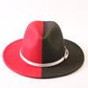 Popular European and American Classic Double-color Wide-brimmed Top Hat Men's and Women's Fashion OL Style Cowboy Hat Jazz Hat