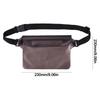 Transparent Waterproof Waist Bag Large Capacity 3 Layer Protection Swimming Bag With Waist Strap Multi-Layer Seal