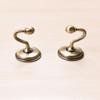 2pcs Vintage Tieback Wall Hooks Pommel Wall Hat Coat Hangers  For Window Wall Art