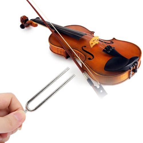 440Hz Tuning Fork, Durable Tuning Fork, Purifying, Rust-Resistant, Portable, for Guitar, Violin, Stringed Instruments