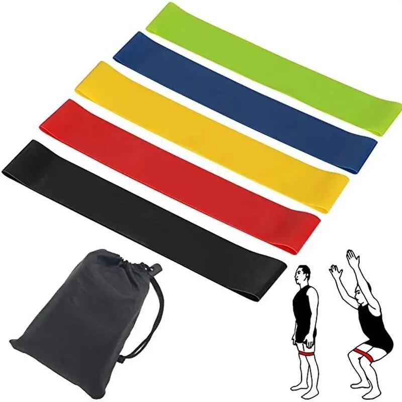 Latex Resistance Circle Mini Fitness Stretch Band Rally Band Strength Training Hip Stretch Circle Rally Band