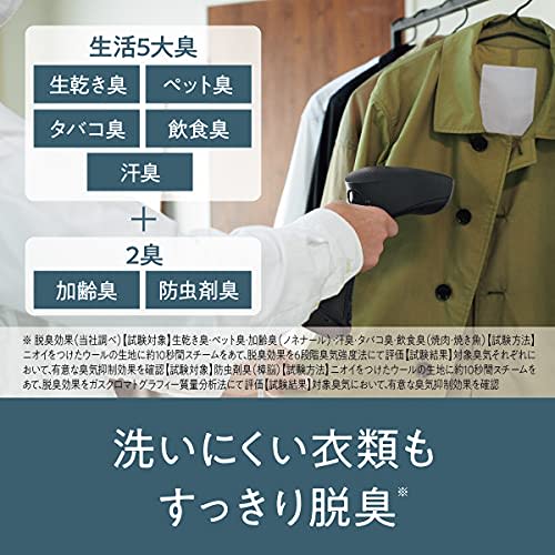 Panasonic Clothing Steamer Steam Dedicated Large Capacity Type Dark Gray NI-GS400-H
