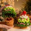 2025 New Style Crochet Christmas Tree Gift Bag for Kids - Christmas Eve Apple Tote