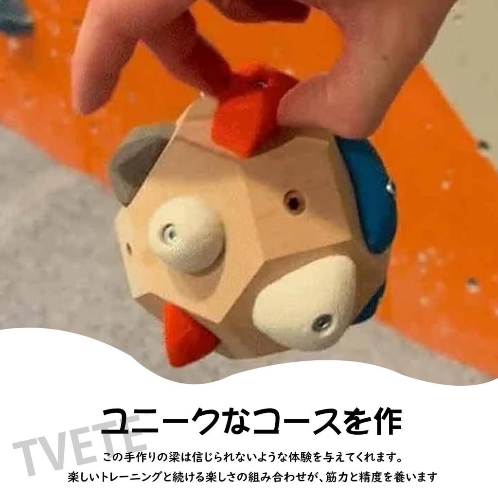 TVETE Block Bouldering Training Rock Block Climbing Ball D Rock Climbing Training Ball Strength and Precision Finger Training Tool Hand Strengthening