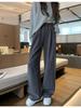 Women's Polka Dot Wide-Leg Pants - High Waist, Loose Fit, Floor-Length, 2025 Spring/Autumn Collection.