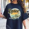 Later Gator Vintage 90s Y2K Womens Tee, Graphic Alligator Print, Retro Style Cropped T-Shirt, Funky Fashion Statement Shirt, Trendy Apparel