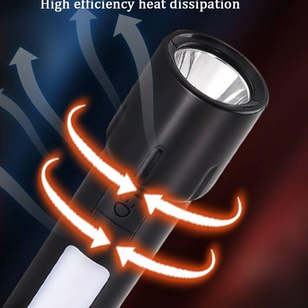 Rechargeable Strong Lighting Flashlight with 4 Lighting Modes Pocket Torch Floodlight  Fishing