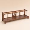 Wooden Display Rack Traditional Tea Table Organizer Decorative Set for Meditation Room