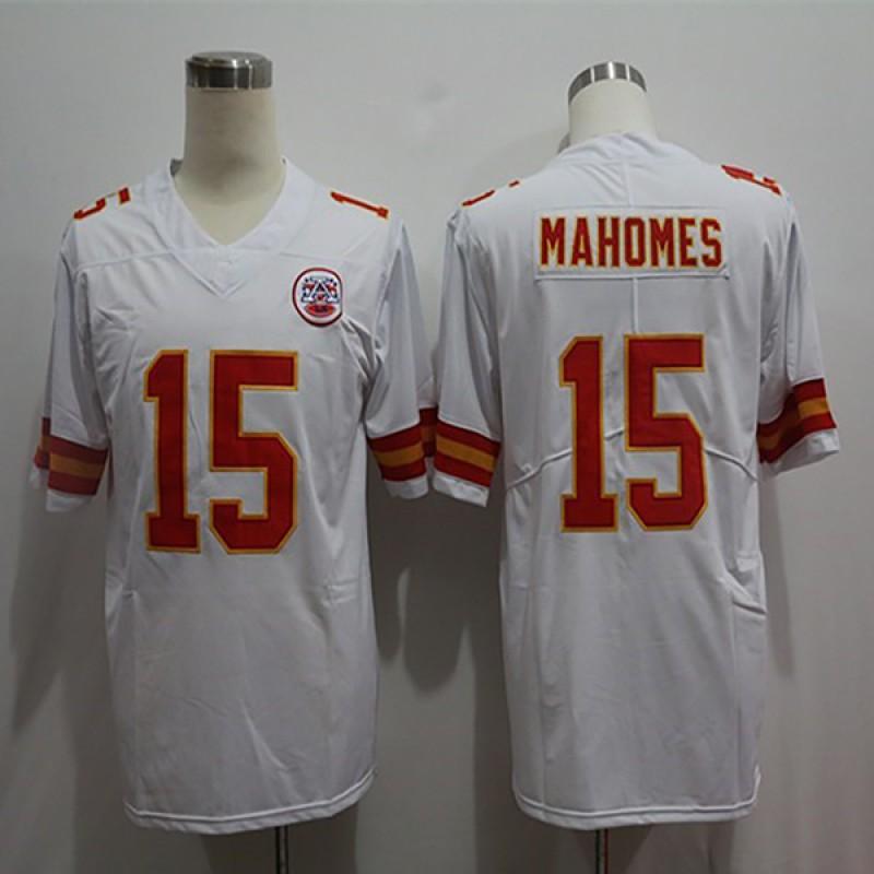 Kansas City Chiefs NFL Football Jersey Mahomes 15 55 87 Fan Apparel Cotton Blend Performance Tee Men Women