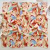 Spring and Summer Graffiti Flowers 71 * 71 Square Scarf Travel Sunscreen Headscarf Practical High-end Scarf for Mother