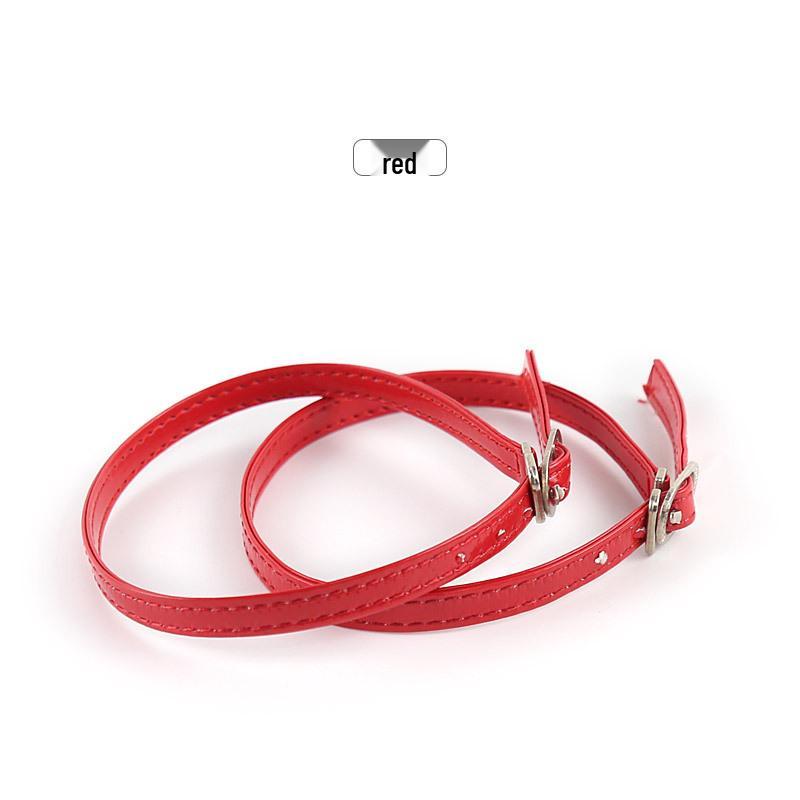 Cordones para Zapatos de Tacón Alto con Tobillera de Cuero Antideslizante para Mujer