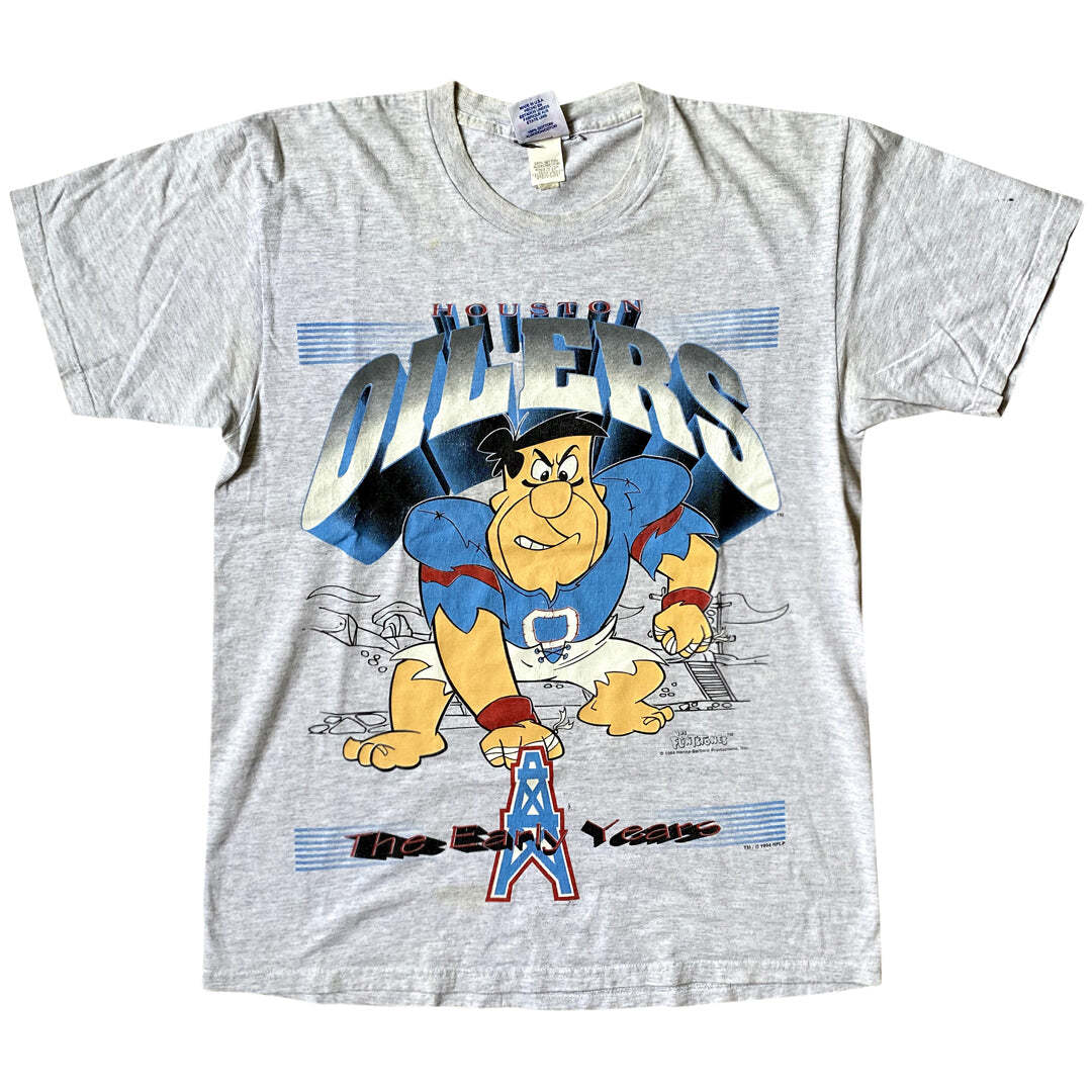 Houston Oilers NFL The Early Years Rare design Grey T-shirt classic NH12614 XXXXL
