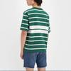Levis Color Block Striped Logo Print Round Neck Short Sleeve T-Shirt Men Tops A5805-0007