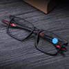 Men's Ultralight TR90 Sports Reading Glasses Classic Far-sighted Eyeglasses High-definition Lens Presbyopia Eyewear with Diopter