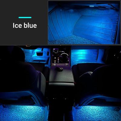 For Volkswagen VW Tiguan MK1 5N 2007~2016 Car Footwell Lights Touch LED Light Trim Kit Ambient Atmosphere Neon Lamps Accessories