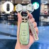 Key Cover for Ford Edge 15-17, Mondeo, Kuga, Focus - Stylish Car Key Shell for Women
