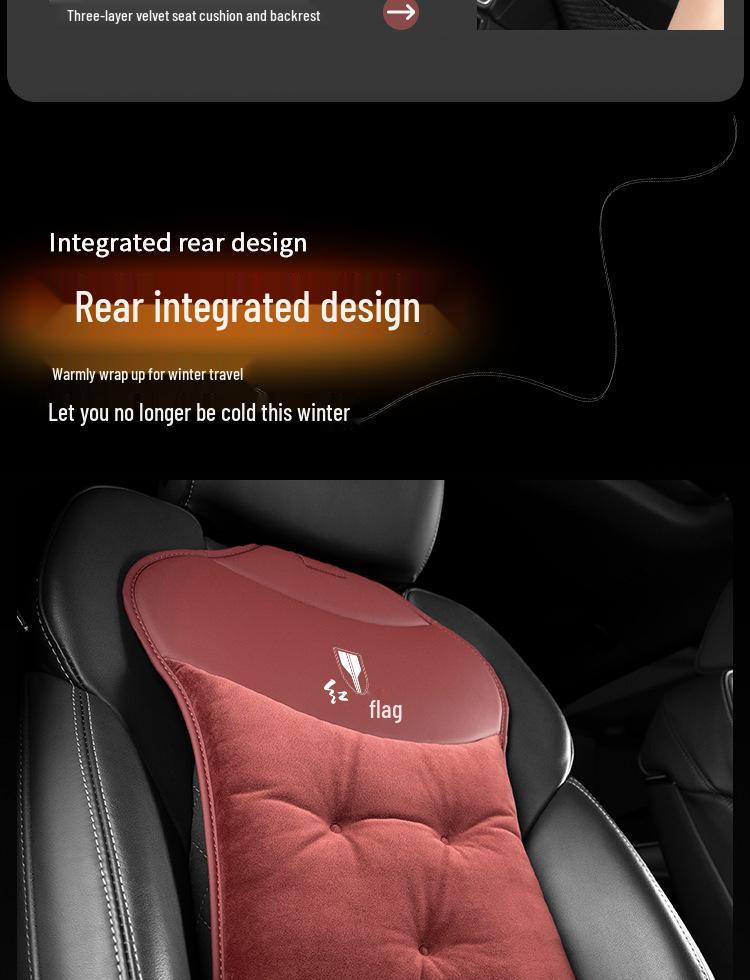 Winter Flannel Seat Cushions for Hongqi H5/HS5/HS3/H6/H9/E-HS9/HS7/HQ9 Cars