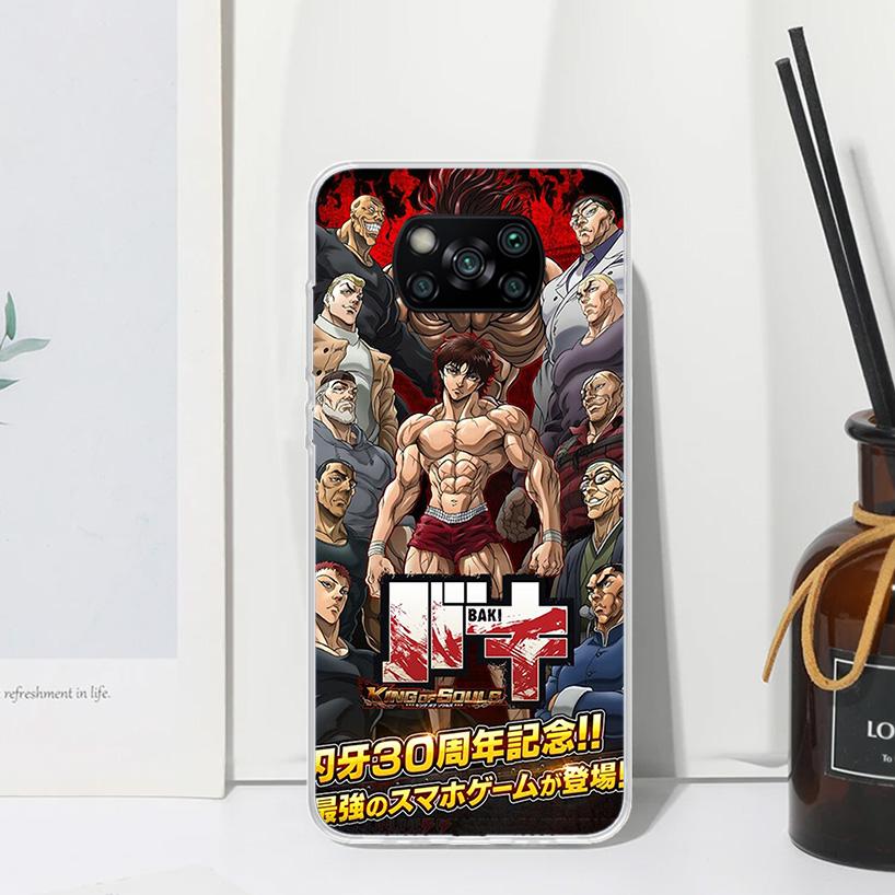 

Baki the Grappler Original Anime Phone Case For Xiaomi Poco X7 X6 X5 M7 M8 Pro F7 Ultra Redmi 15C 15 13C 13 12C 12 10 10C 10A Ar Redmi 10