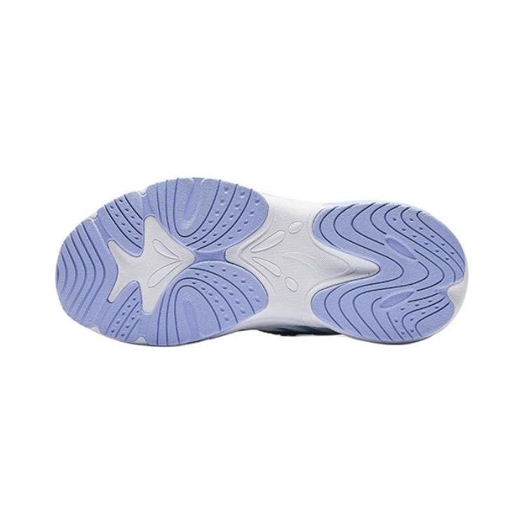 Anta Kids  Childrens Shock Absorbing Wear Resistant Casual Shoes Kids Shoes White Blue A322429903-2