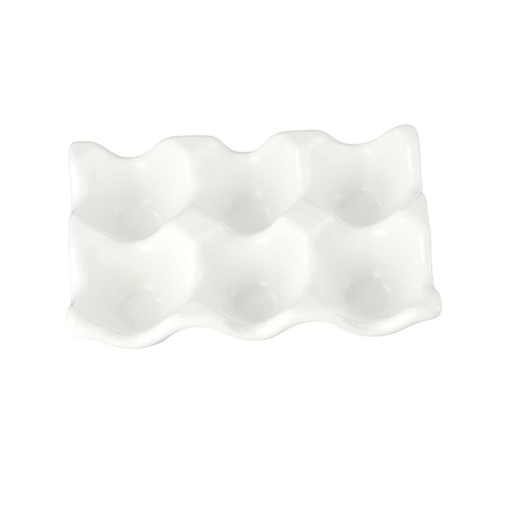 Christmas Kitchen Serving Dish Boiled Egg Ceramic Eggs Tray Egg Stand Storage Rack Egg Holder