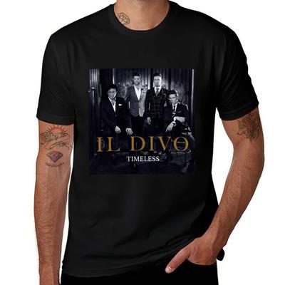 Zeitlos von Il Divo Klassische Musik T-Shirt Fitnesskleidung Atmungsaktives Kurzarm-T-Shirt