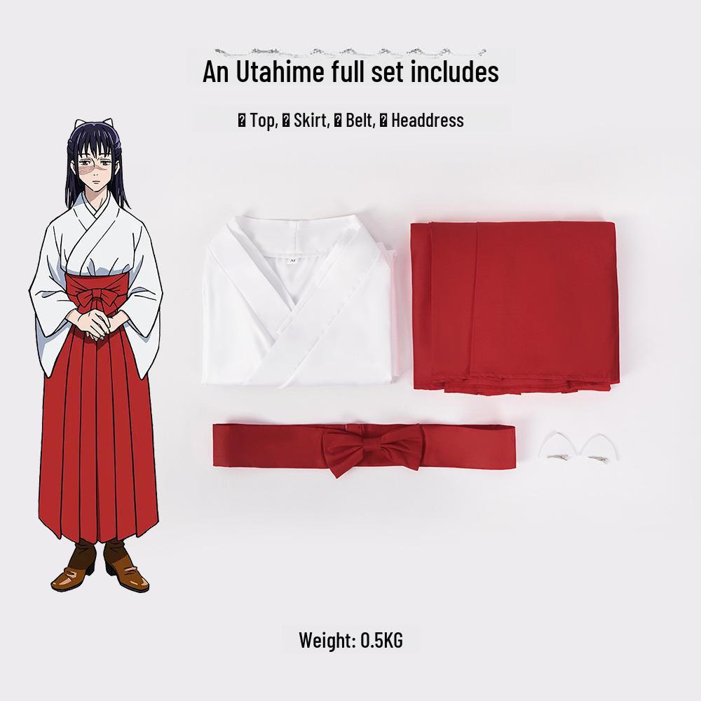 Fushiguro Jiner & Gojo Satoru Summer Cosplay Costume - High School Uniform Inspired by Jie Kugisaki & Wild Rose