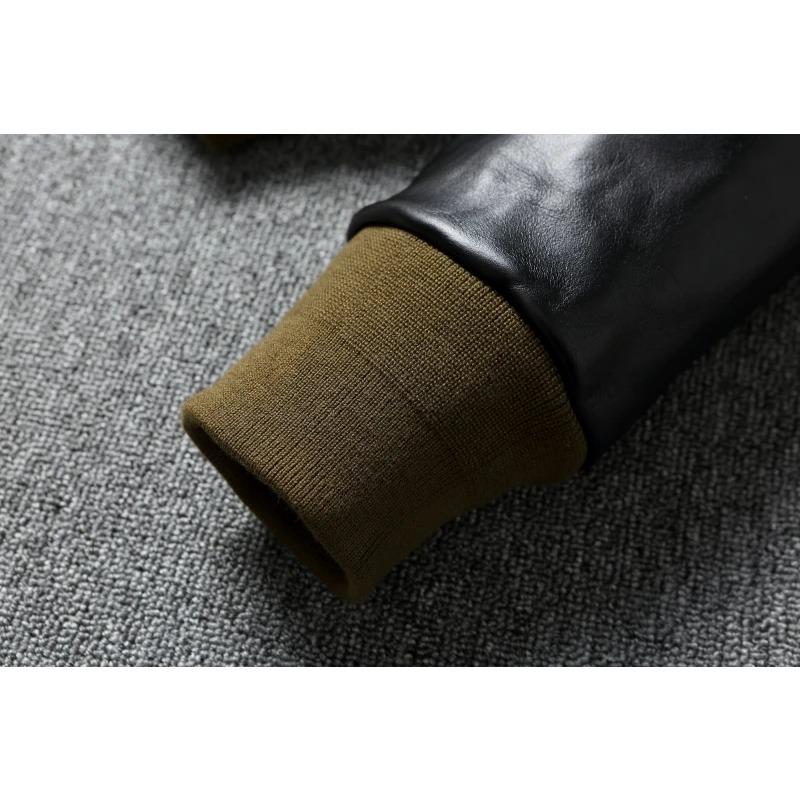 Chinese Size Classic A2 Genuine Horsehide Flight Suit Jacket Aviator Coats Genuine Leather Jacket Men Motorcycle Jackets Autumn