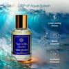 Aurrelis Signature Aqua Splash Extrait De Perfume for Unisex, 18 Hours Long Lasting Luxury Fresh Aqua| Perfume for Men and Women 50ml
