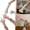 Winter Lengthen Wrist Gloves Adult Trumpet Edge Arm Warmer for Outdoor Cycling