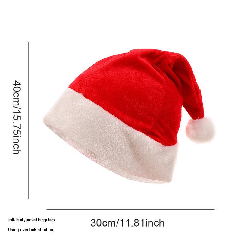 Colorful Light-Up Santa Hat for Holiday Parties